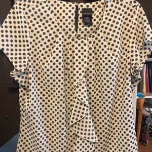 Covington ruffle top